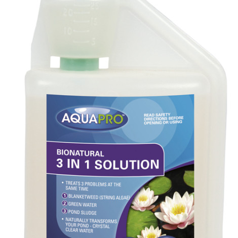 Aquapro Bionatural 3 in 1 Solution 500ml - Woodvale Fish 