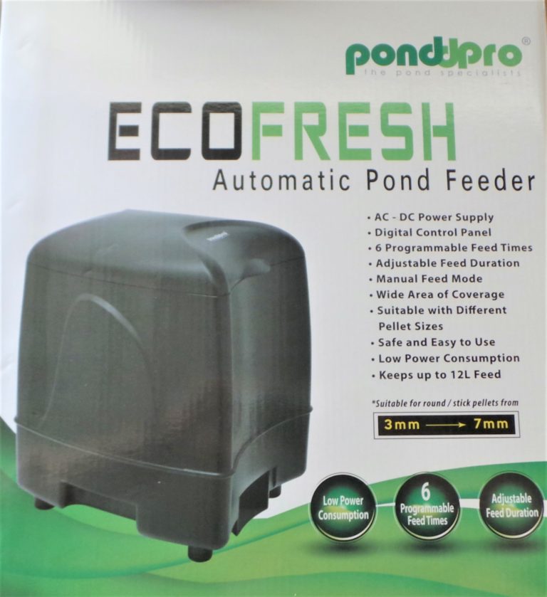 pond pro automatic pond feeder 12lt - woodvale fish & lily